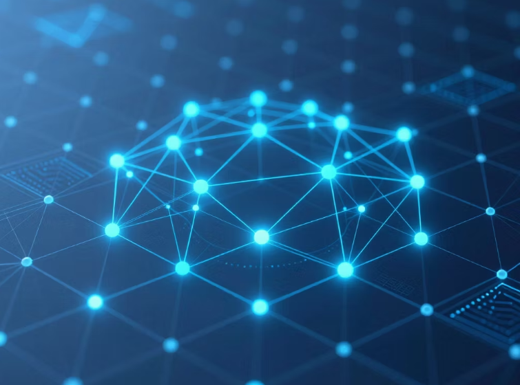 AI network visualization